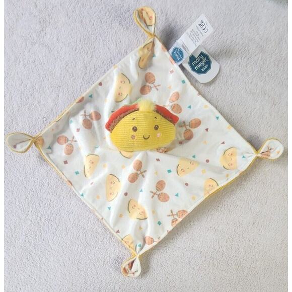 Mary Meyer Sweet Soothie Taco Lovey Security Blanket Knots Baby Nursery Gift NEW - Picture 8 of 8